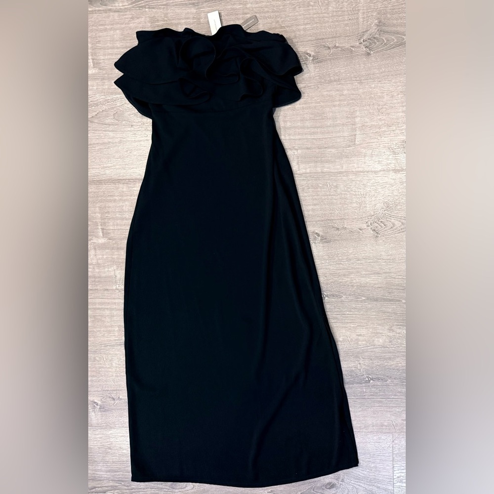 Anthropologie Classic Black Women’s Dress - Sleek Off-Shoulder Style